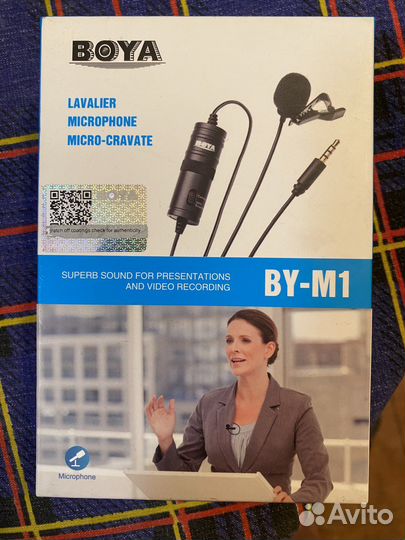 Петличный микрофон Boya BY-M1
