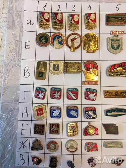 Советские значки жетоны
