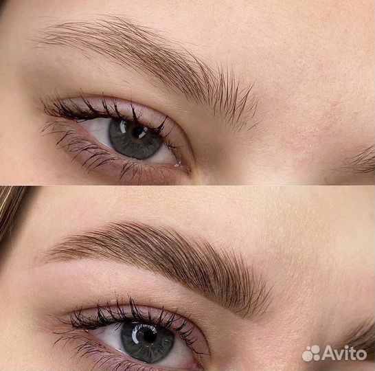 Долговременная укладка бровей