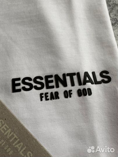 Футболка Essentials Fear of God белая