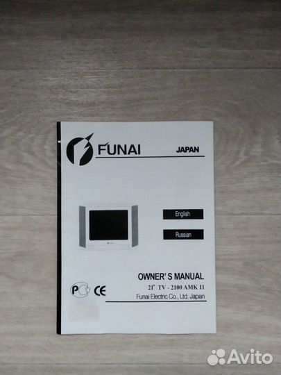 Паспорт к телевизору Funai 21