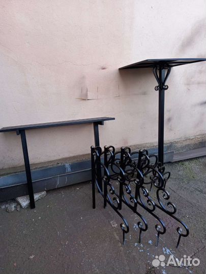 Стол, скамейка, уголки