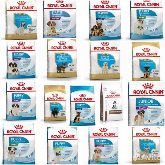 Корм royal canin для щенков