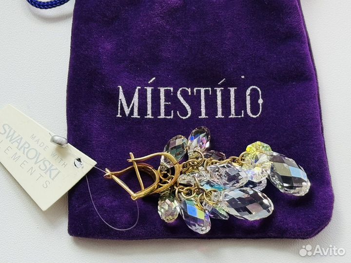 Шикарные серьги подвески miestilo