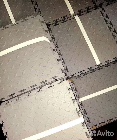 Модульная пвх-плитка для склада