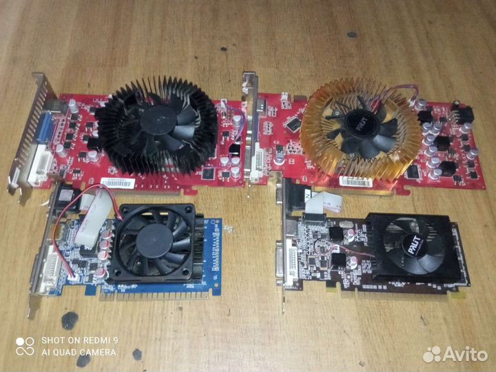 Видеокарты 128-256-512-1024Mб PCI-E