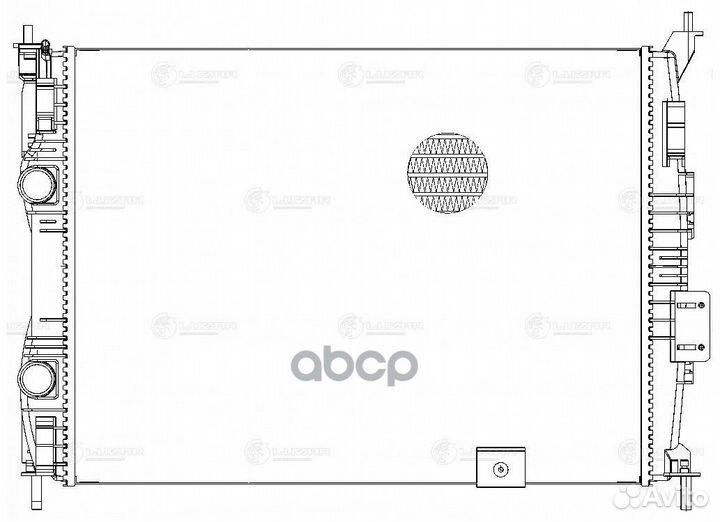 Радиатор алюминиевый luzar Qashqai (06) 1.6i М