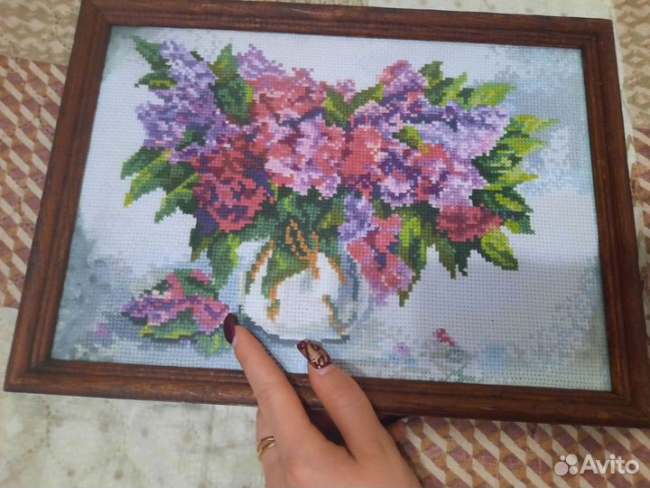 Сирень в вазе