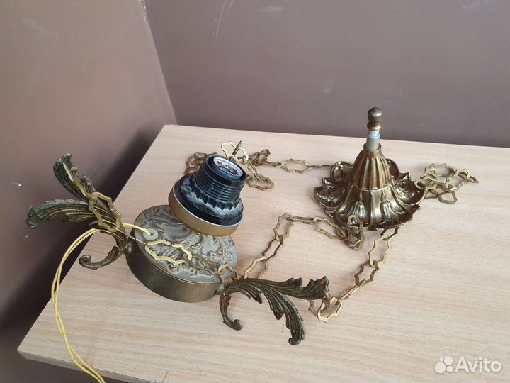 Люстра бронза СССР