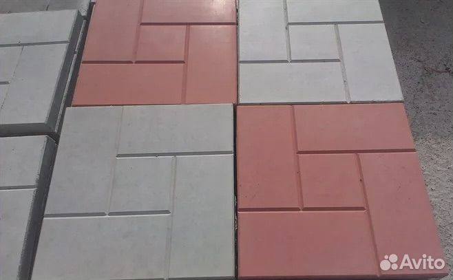 Тротуарная плитка Калифорния красная