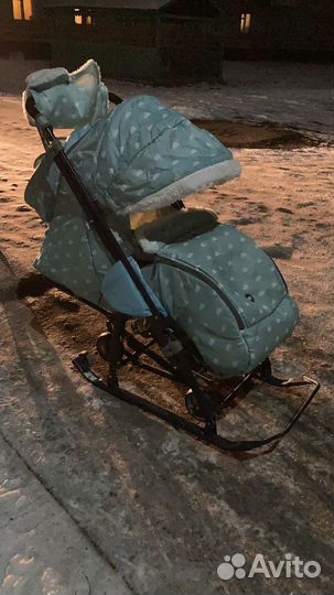 Санки коляска ника kids