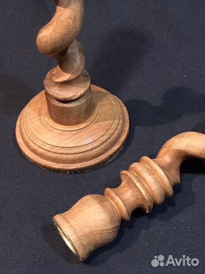 Подсвечник из дерева