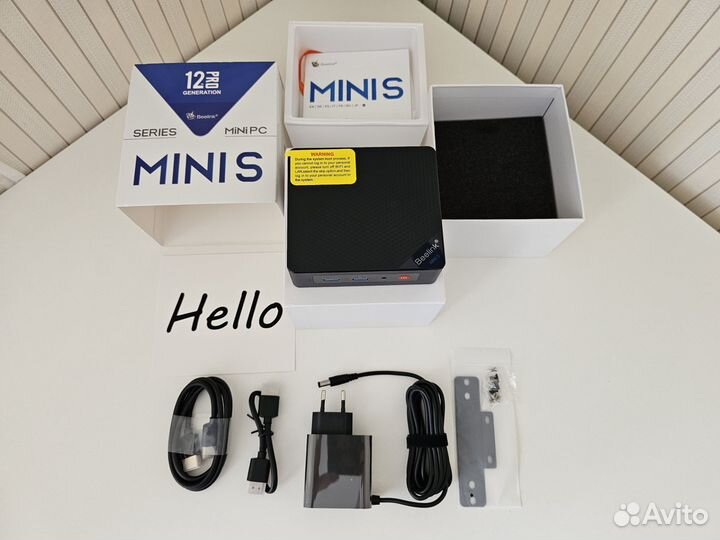 Мини пк Beelink Intel N100 Windows 11 Pro 16/500Gb