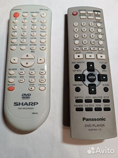 Sharp DVD Recorder DV-SR85RU. Panasonic DVD-S295