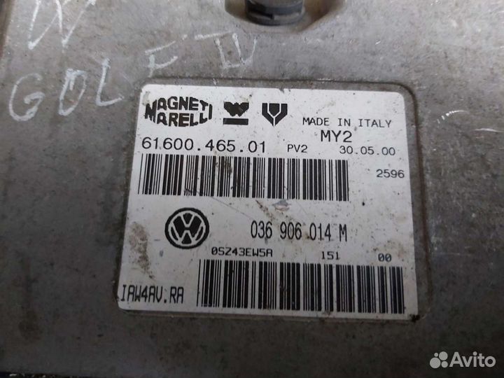 Блок управления двигателем VW Golf IV 036906014M