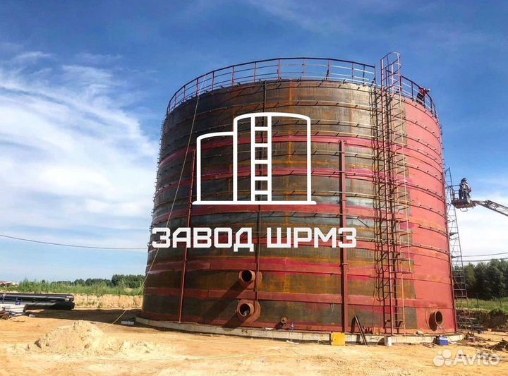 Резервуар вертикальный 500, 700, 1000, 2000 кубов