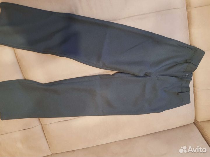 Школьные брюки для мальчика серые 128 134