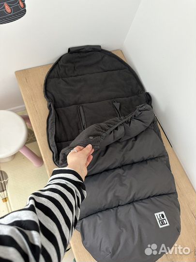 Зимний конверт в коляску leokid