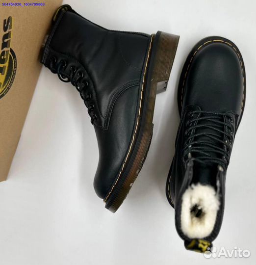 Ботинки Dr. Martens с мехом (Арт.79434)