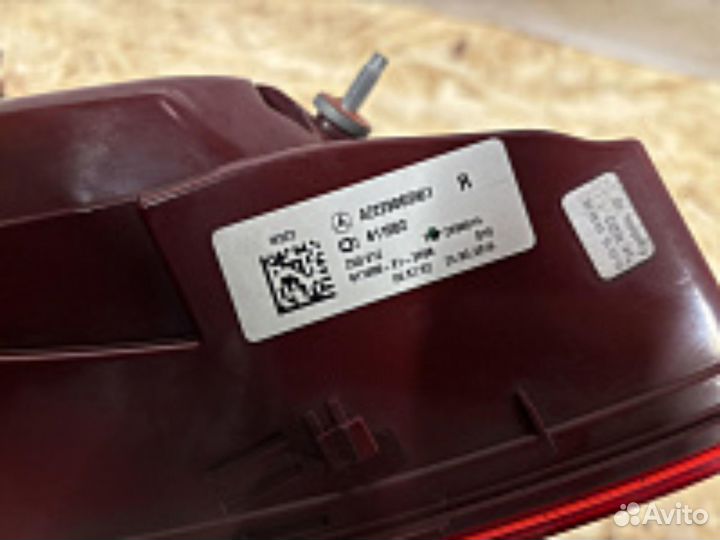 Фонарь правый задний Mercedes S-класс W222 A2229065501