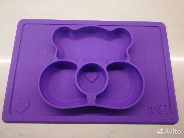 Тарелка детская силиконовая