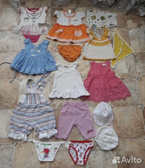 Одежда пакетом/выборочно от 0 до 12 месяцев
