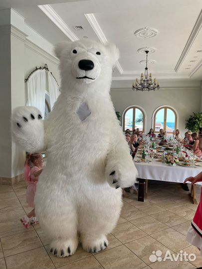 Белый мишка на праздник
