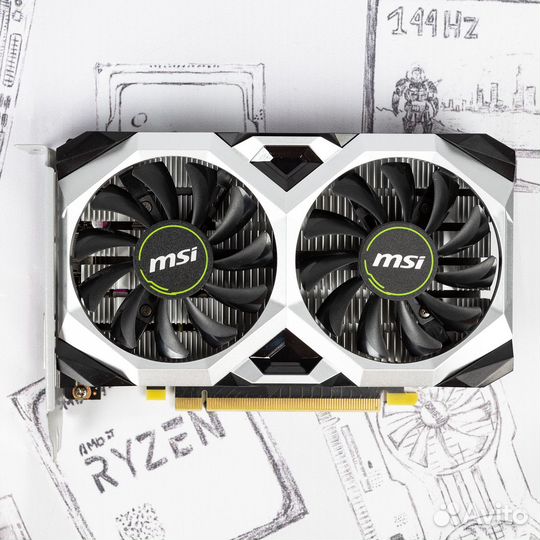 Видеокарта MSI GTX 1650 ventus XS 4Gb