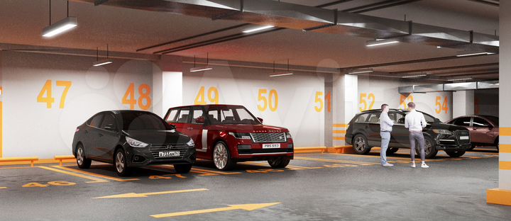 Машиноместо, 19 м²