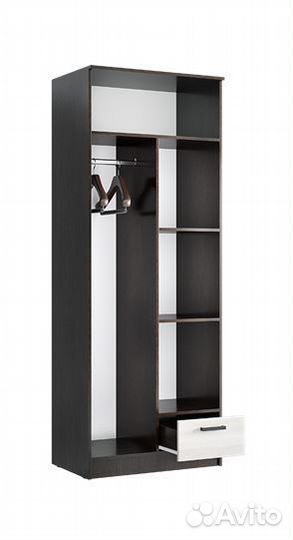 Шкаф двухстворчатый с ящиком Дуб вотан