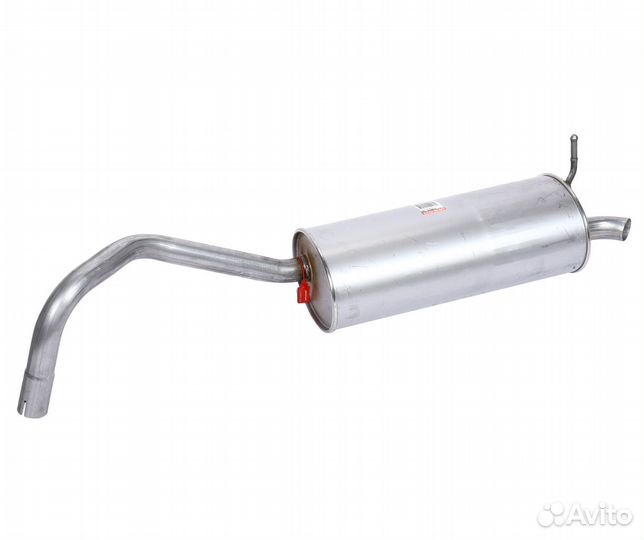 Глушитель seat Ibica (09-17) skoda Fabia (07-14) задняя часть bosal