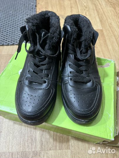 Кроссовки зима осень с мехом