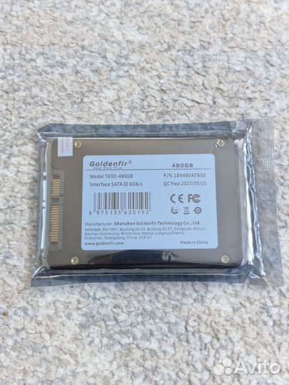 SSD 480GB новый