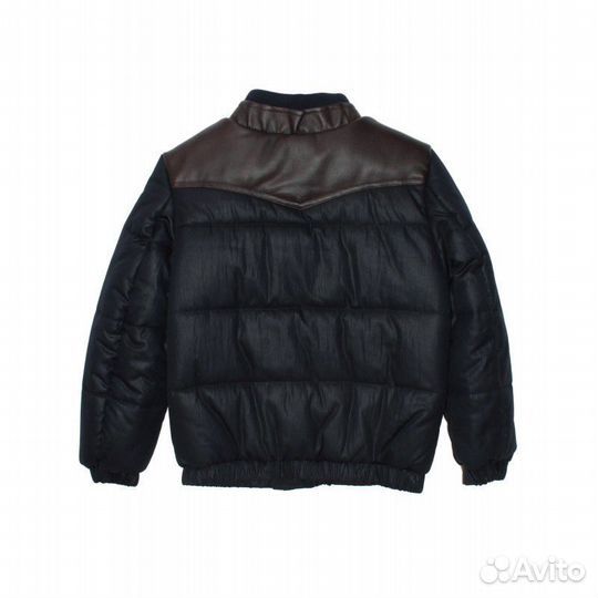 Antony Morato Куртка синяя с коричневыми кожаными