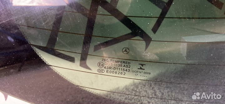 Стекло крышки багажника Mercedes-Benz GLE Coupe