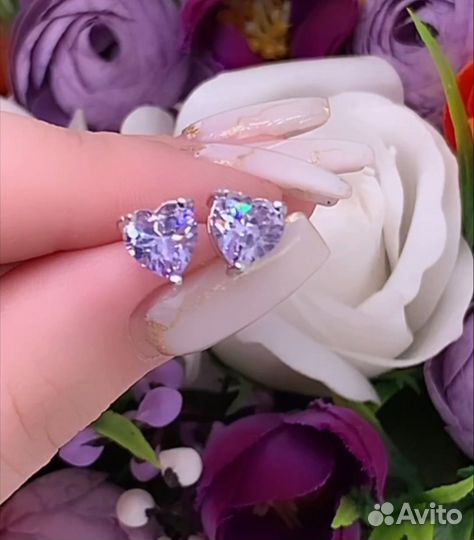 Серьги серебро 925