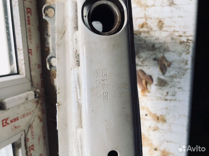 Усилитель заднего бампера на шкоду суперб 2