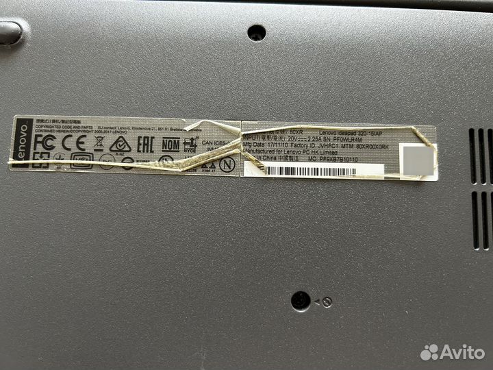 Ноутбук lenovo ideapad 320 - 15 IAP