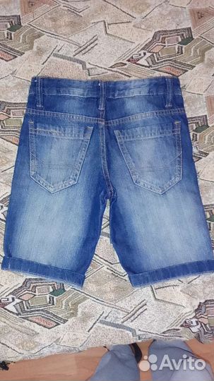 Шорты джинсовые на мальчика р.128