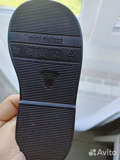 Босоножки для девочки Mini melissa 22р