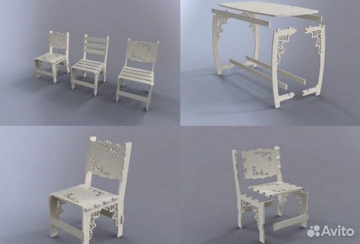 Параметрическая мебель (Модельный каталог dxf)