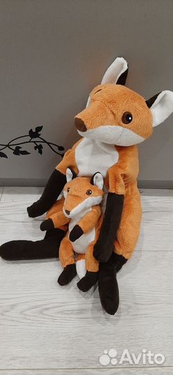 Лиса и лисенок IKEA вандринг рэв