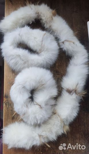 Меховые воротники натуральный мех опушка