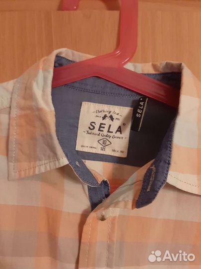 Рубашка для мальчика sela 10 лет