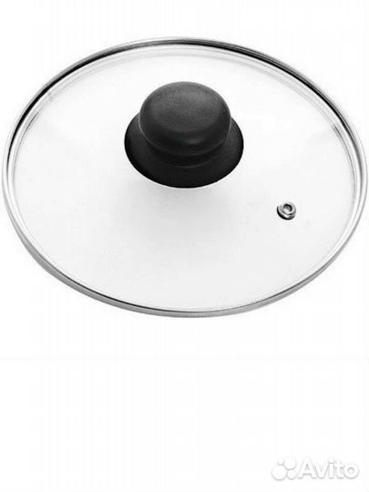 Стеклянная крышка, новая, 26см