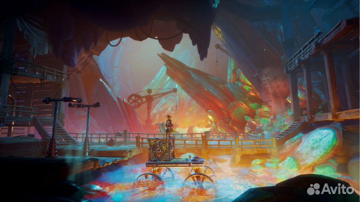 PS4/PS5 диск Trine 5 A Clockwork Conspiracy, новый