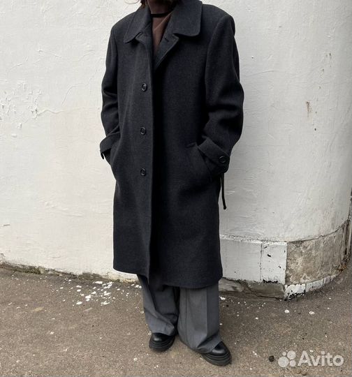 Винтажное твидовое пальто как Harris tweed винтаж