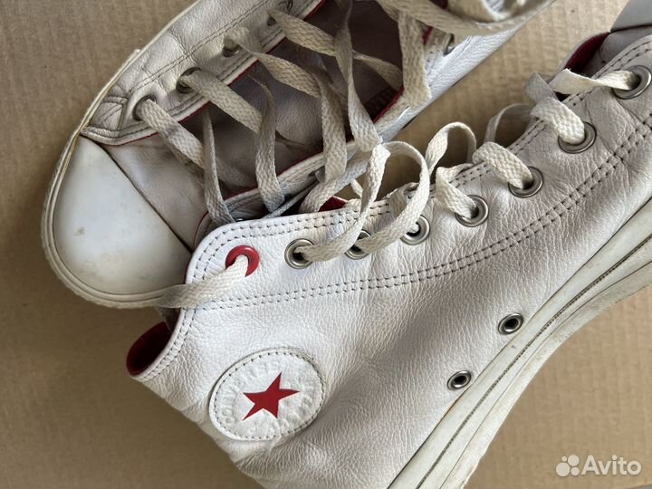 Кеды Converse Red 43 кожаные оpигинал