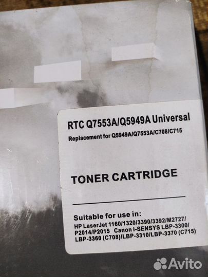 Тонер картридж Q5949A / Q7553A