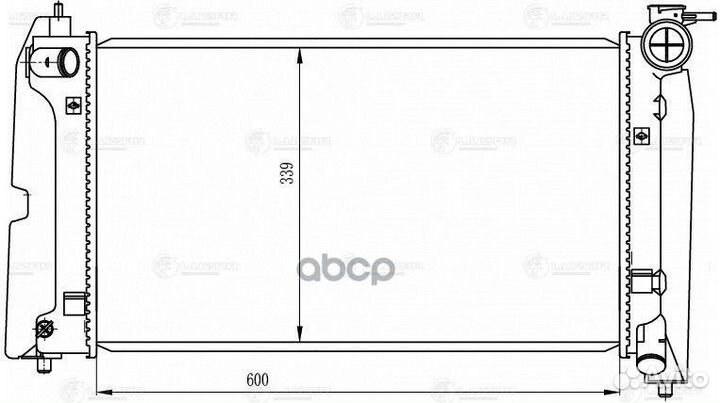 Радиатор охл. LRc 3013 luzar